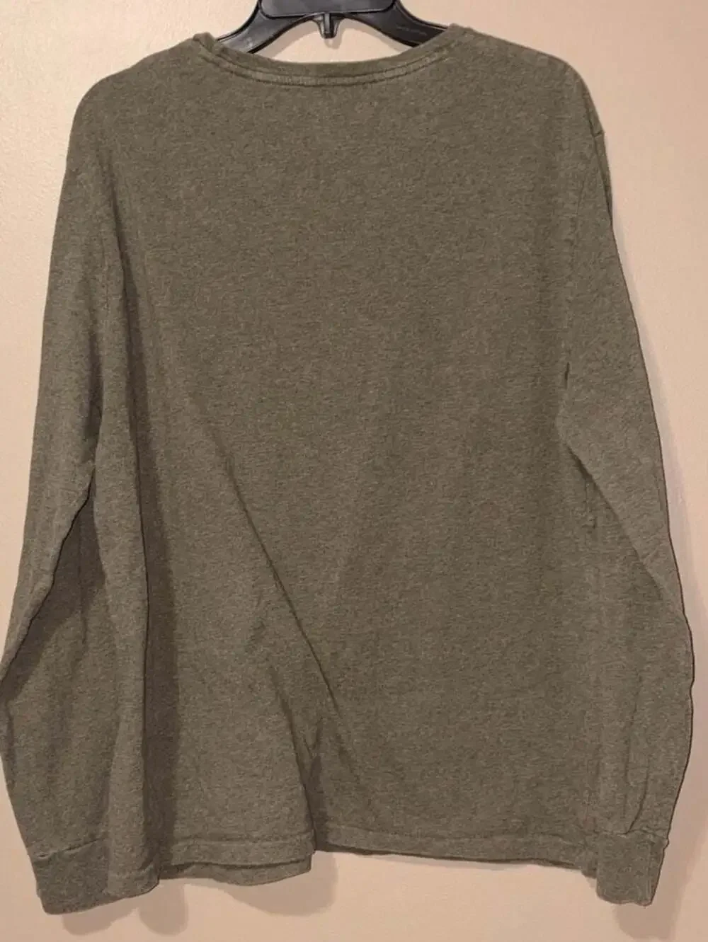 Polo Ralph Lauren Men's Custom Fit Long Sleeve Jersey  Olive Green Size XL